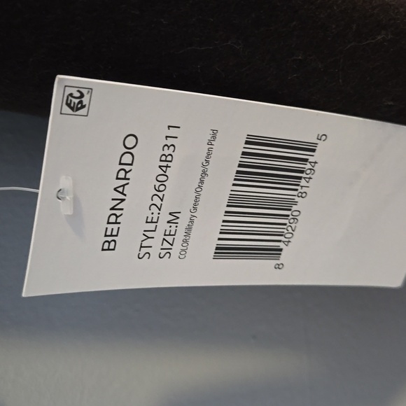 Bernardo Brown Double Breasted Mixed Media Women's Wool Blend Coat Size M - Picture 7 of 14